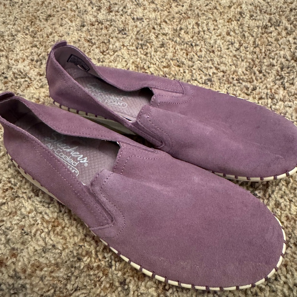 Skechers Mauve Slip-On Shoes